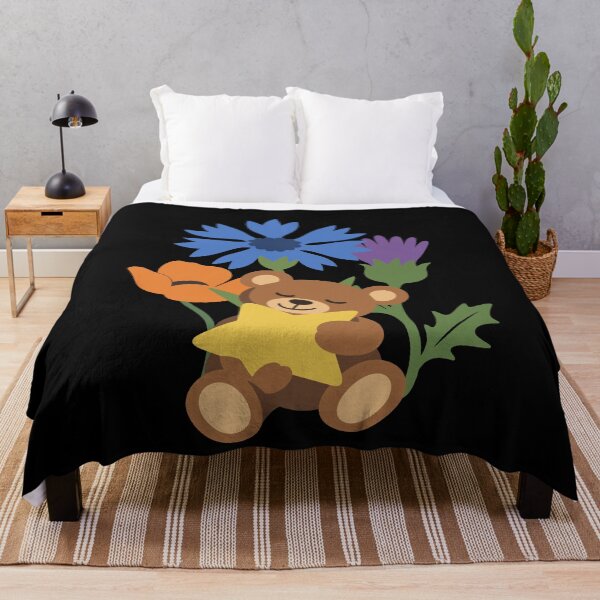 Item preview, Nature · Teddy bear with star · Colorful cornflower designed and sold by Sir-Freaky.
