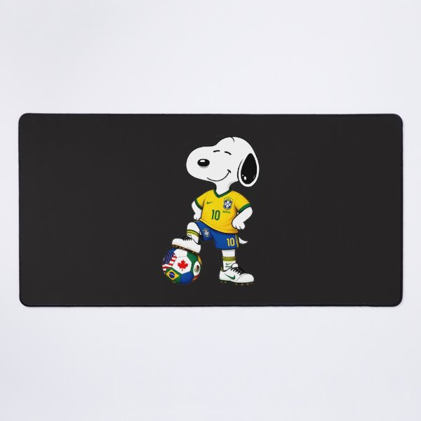 Item preview, Funny Snoopy Soccer Player Design Inspired by Brazil World Cup Team designed and sold by MasonTheGamer.