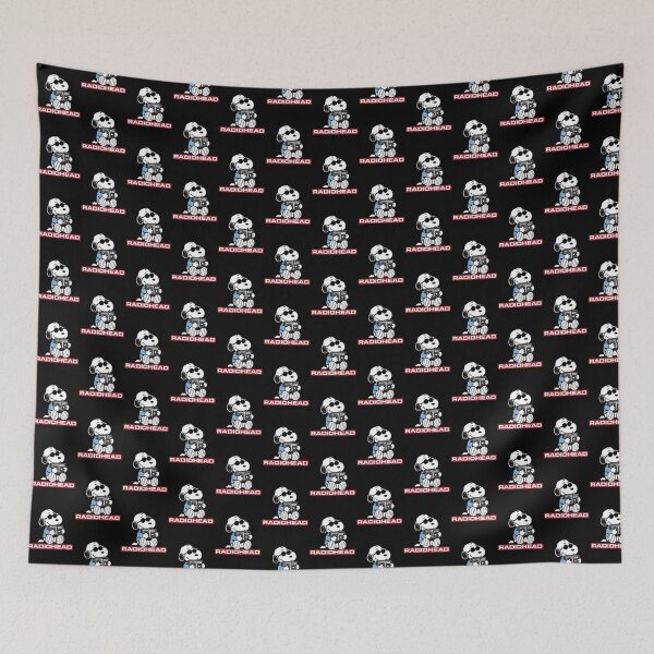 Item preview, Snoopy Inspired Radiohead Fan Art Design designed and sold by wallflower2war.