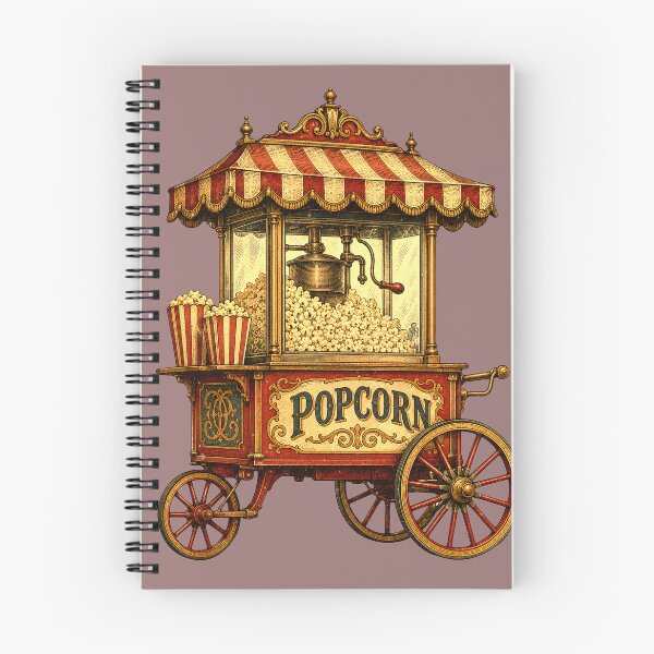 Item preview, Vintage Circus Popcorn Cart designed and sold by Impossible Archive.