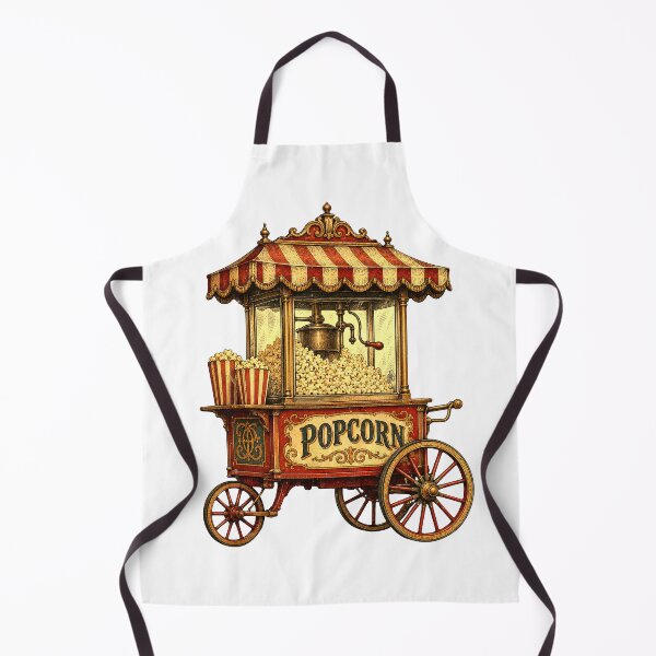 Item preview, Vintage Circus Popcorn Cart designed and sold by Impossible Archive.