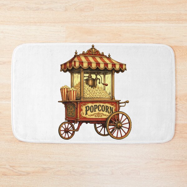 Item preview, Vintage Circus Popcorn Cart designed and sold by Impossible Archive.
