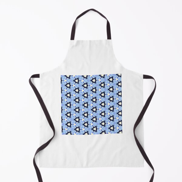 Item preview, Soft Blue Botanical Starburst Pattern designed and sold by wunschelyssa.