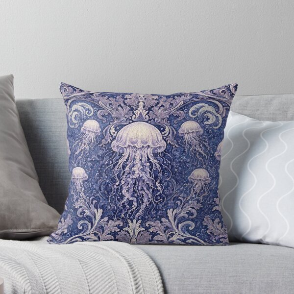 Item preview, Jellyfish deep sea Fresco after William Morris pattern design designed and sold by Vintage Designs +.