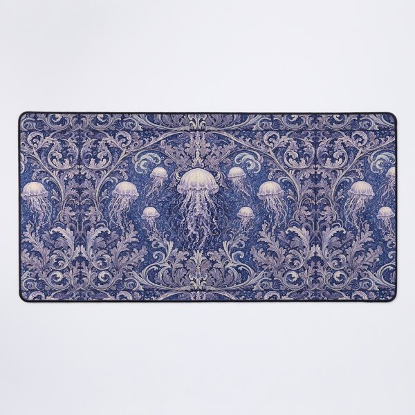 Item preview, Jellyfish deep sea Fresco after William Morris pattern design designed and sold by Vintage Designs +.