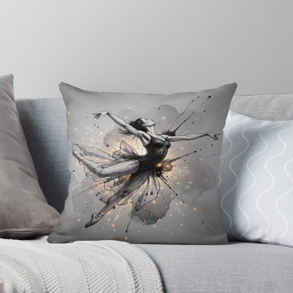 Item preview, Ballet Dancer – Ink Burst & Motion Glow, Monet Inspired designed and sold by FotoworldEdel.
