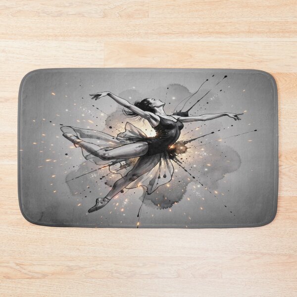Item preview, Ballet Dancer – Ink Burst & Motion Glow, Monet Inspired designed and sold by FotoworldEdel.