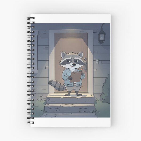Item preview, Raccoon Filing a Noise Complaint designed and sold by PictorialWhimsy.