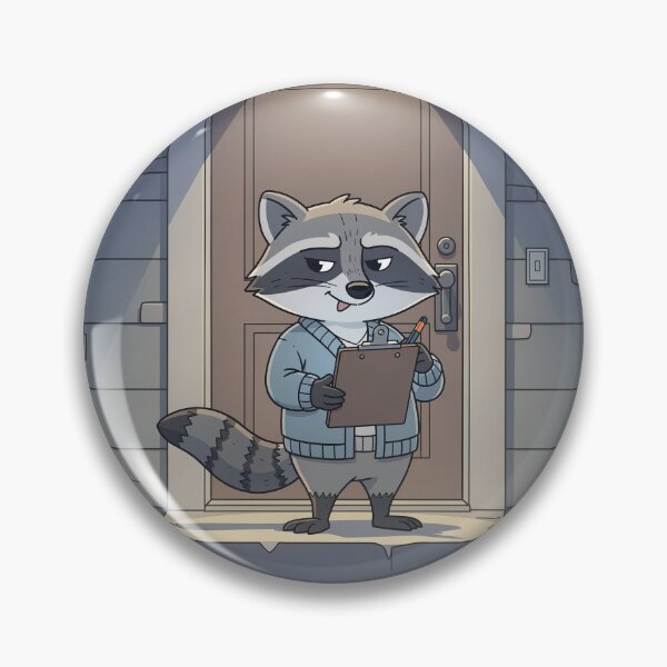 Item preview, Raccoon Filing a Noise Complaint designed and sold by PictorialWhimsy.