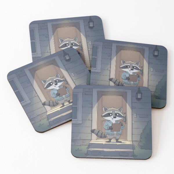 Item preview, Raccoon Filing a Noise Complaint designed and sold by PictorialWhimsy.