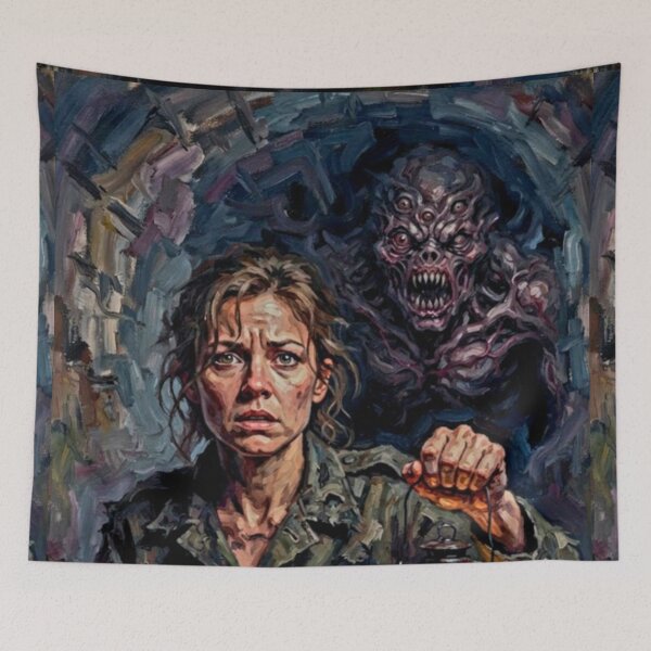 Item preview, Creepozoids Ultimate Sci-Fi Horror Fine Art Tribute designed and sold by Art's Diner.