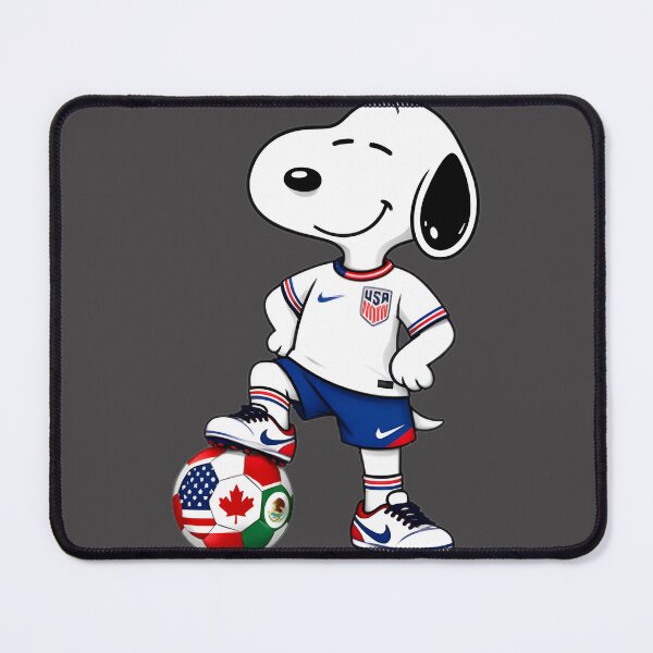 Item preview, Funny Snoopy USA Soccer Player Design for World Cup Fans designed and sold by wallflower2war.