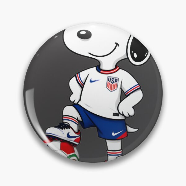 Item preview, Funny Snoopy USA Soccer Player Design for World Cup Fans designed and sold by wallflower2war.