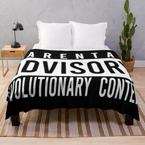 Item preview, parental advisory revolutionary content - hip hop rap culture streetwear designed and sold by XIOMOS.