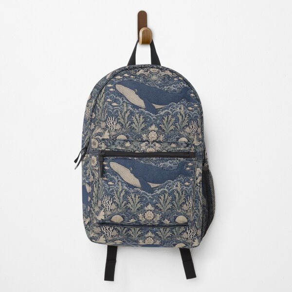 Item preview, Beautiful Whale deep sea Fresco after William Morris pattern design designed and sold by Vintage Designs +.