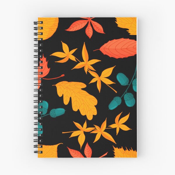 Item preview, Autumn Leaves and Acorns Fall Botanical Pattern designed and sold by FestivityFinds.