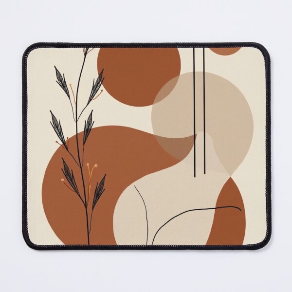 Item preview, Terracotta Botanical Abstract - Minimalist Scandinavian Wall Art designed and sold by nhk999.