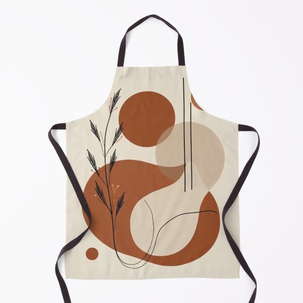 Item preview, Terracotta Botanical Abstract - Minimalist Scandinavian Wall Art designed and sold by nhk999.