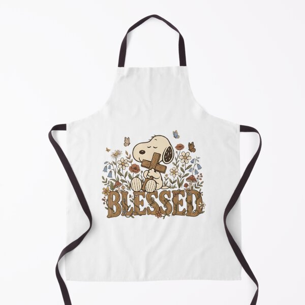 Item preview, Snoopy Inspired Blessed Cross Floral Christian Faith Design designed and sold by MasonTheGamer.