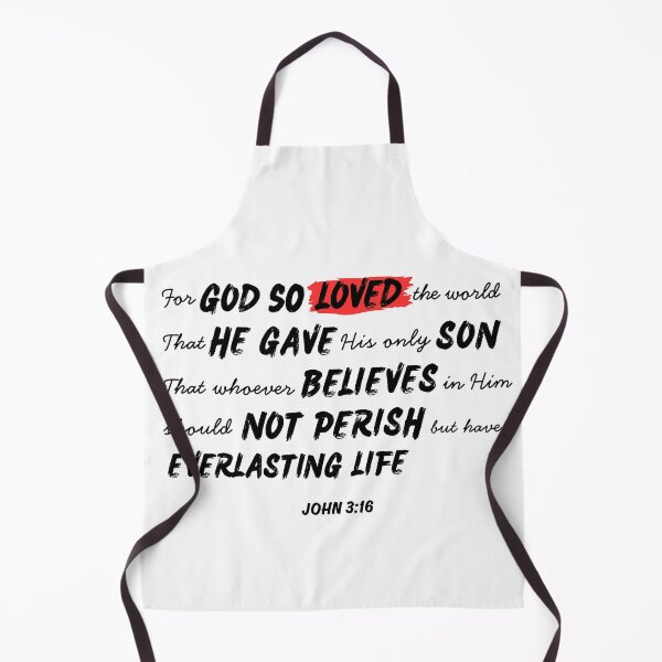 Item preview, John 3:16 – For God So Loved the World | Christian Bible Verse Design designed and sold by Conduit Tees.
