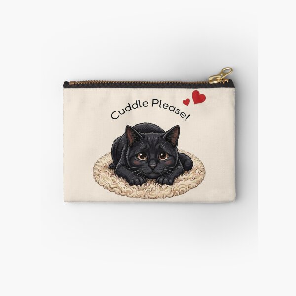 Item preview, Black Cat Cuddle Please Cute Design designed and sold by The-NOKU-Co.