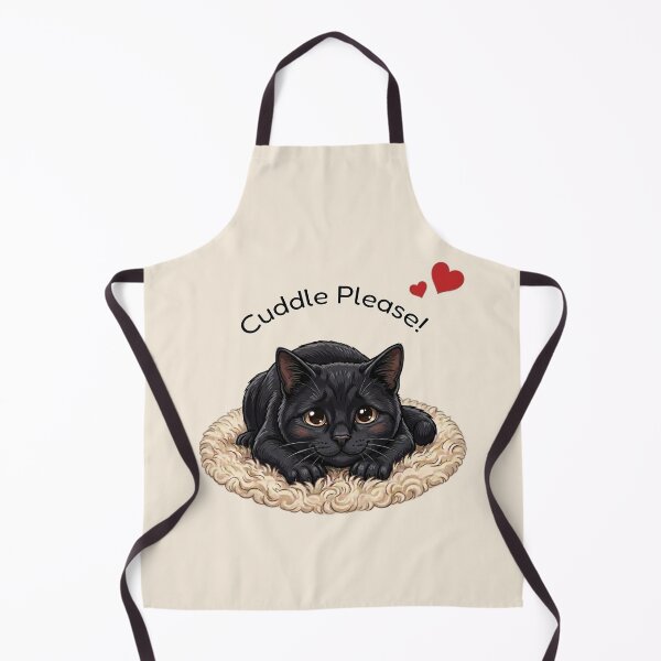 Item preview, Black Cat Cuddle Please Cute Design designed and sold by The-NOKU-Co.