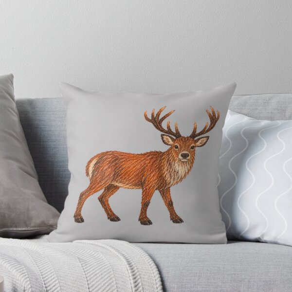 Item preview, Red deer – European fauna designed and sold by JOANNASKAH.