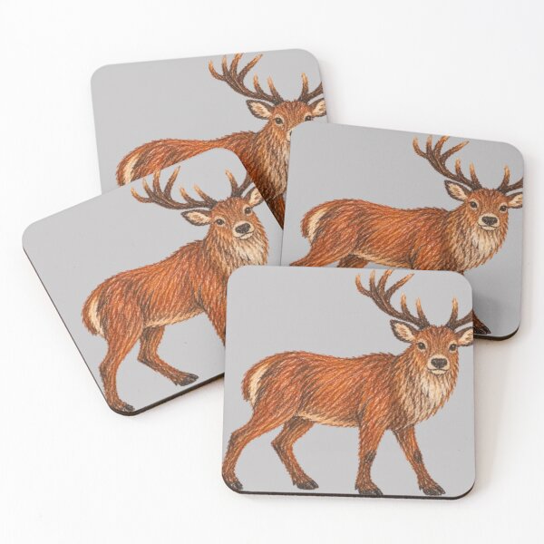 Item preview, Red deer – European fauna designed and sold by JOANNASKAH.