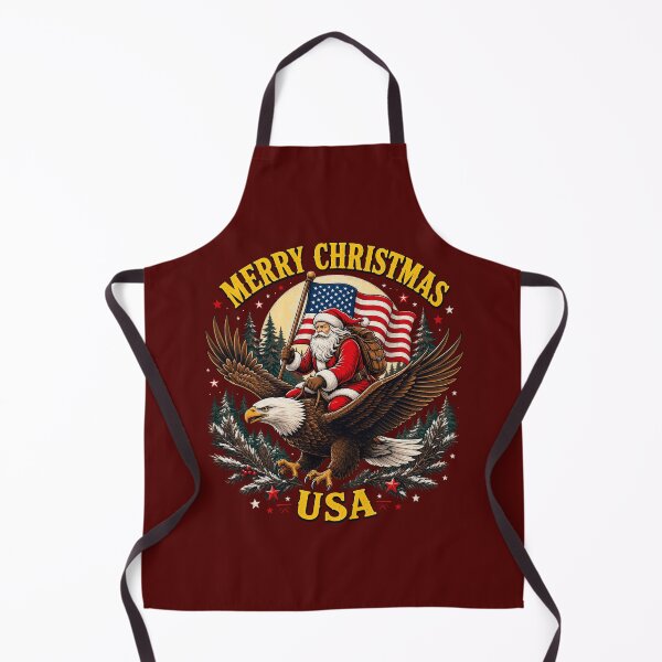 Item preview, Merry Christmas USA Eagle  designed and sold by baronpatter.