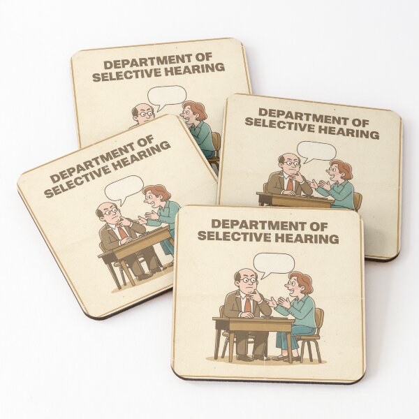 Item preview, Department of Selective Hearing designed and sold by PictorialWhimsy.