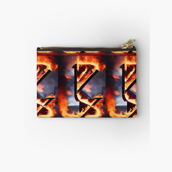 Item preview, Blazing Fiery Abstract Typography Art of Alphabet Letters K V X in Flames. designed and sold by Giulivo Store Graphic.