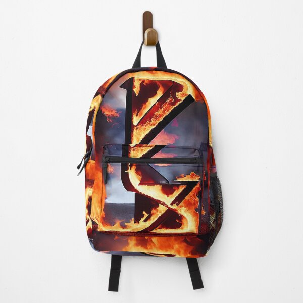 Item preview, Blazing Fiery Abstract Typography Art of Alphabet Letters K V X in Flames. designed and sold by Giulivo Store Graphic.