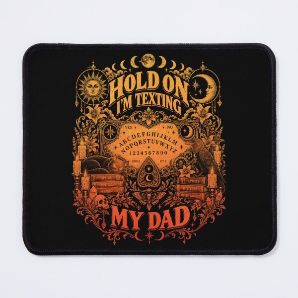 Item preview, Hold On Im Texting My Dad Funny Ouija Board Witchy Spirit Board Halloween designed and sold by elongatedjazz.