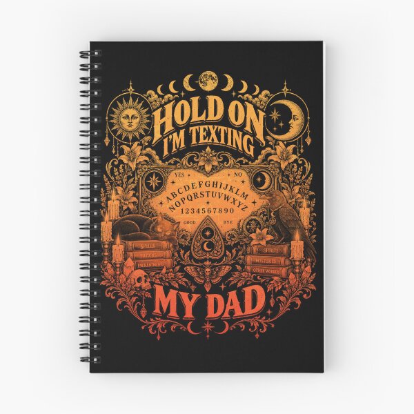 Item preview, Hold On Im Texting My Dad Funny Ouija Board Witchy Spirit Board Halloween designed and sold by elongatedjazz.
