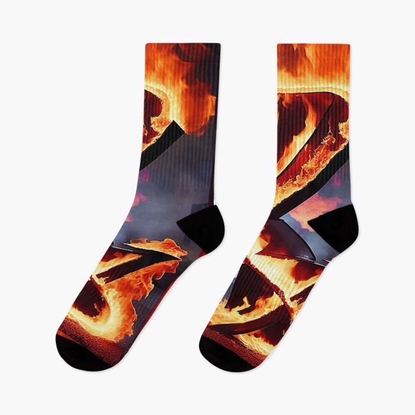 Item preview, Blazing Fiery Abstract Typography Art of Alphabet Letters K V X in Flames. designed and sold by Giulivo Store Graphic.