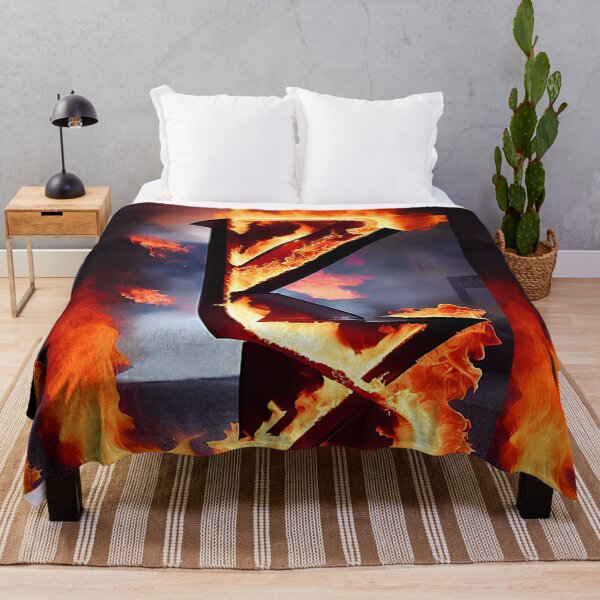 Item preview, Blazing Fiery Abstract Typography Art of Alphabet Letters K V X in Flames. designed and sold by Giulivo Store Graphic.