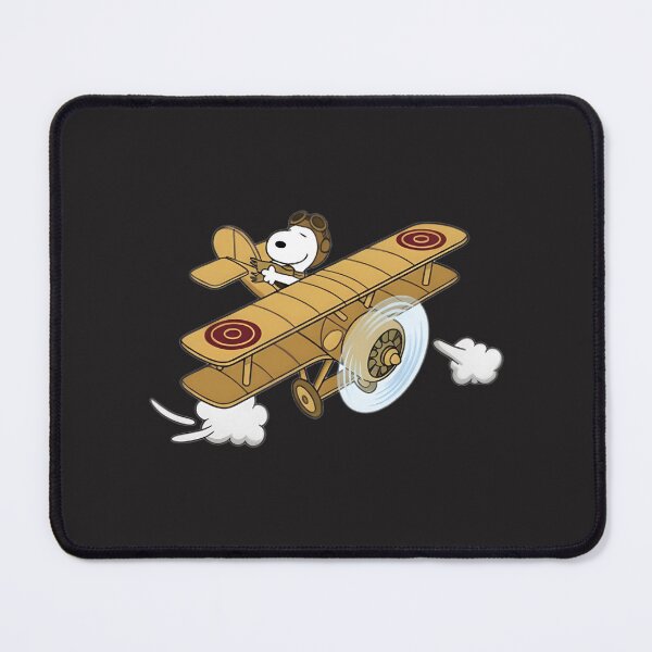 Item preview, Snoopy as the Flying Ace Vintage Cartoon Dog Pilot Design designed and sold by MasonTheGamer.