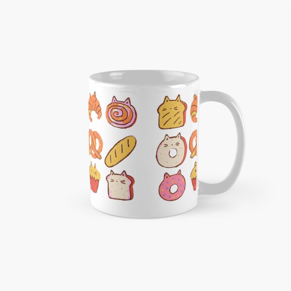 Item preview, Cat Bakery Sticker Pack - Cat Loaf, Croissant, Bagel designed and sold by BysonDesigns.