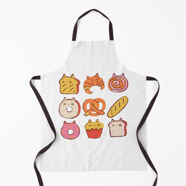 Item preview, Cat Bakery Sticker Pack - Cat Loaf, Croissant, Bagel designed and sold by BysonDesigns.