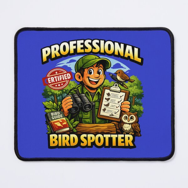 Item preview, Professional Bird Spotter – Funny Birdwatching Hobby Design designed and sold by stevenwoodcock.