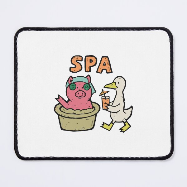 Item preview, Spa - Pig Relaxing in a Mud Bath designed and sold by BysonDesigns.