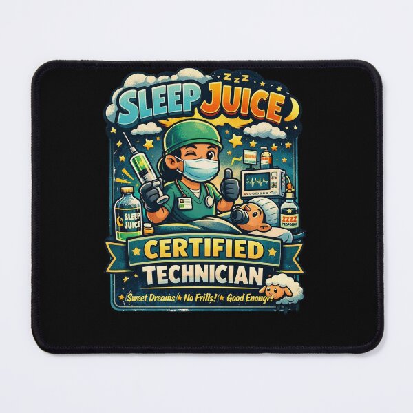 Item preview, Sleep Juice Certified Technician – Funny Retro Anesthesia Design designed and sold by Timeless Junction.