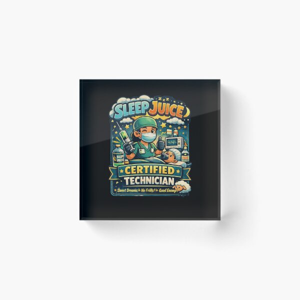Item preview, Sleep Juice Certified Technician – Funny Retro Anesthesia Design designed and sold by Timeless Junction.