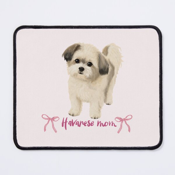 Item preview, Havanese Mom Coquette Bow Dog Lover Gift designed and sold by eigenart-sylvia.