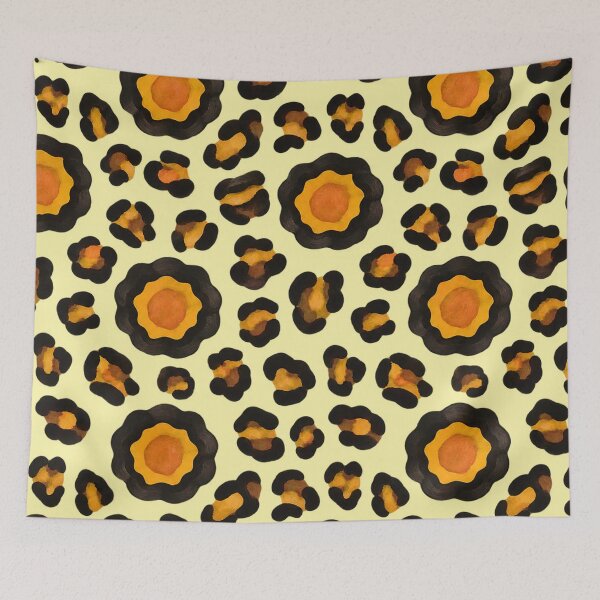 Item preview, Golden Leopard Rosettes on Transparent Background  designed and sold by annenambiro.