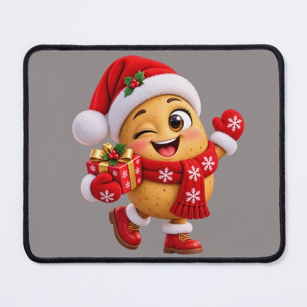 Item preview, Merry Potato Christmas – Cute Santa Spud Holiday Design designed and sold by NEFERSIGN.