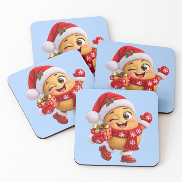 Item preview, Merry Potato Christmas – Cute Santa Spud Holiday Design designed and sold by NEFERSIGN.