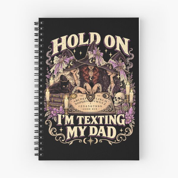 Item preview, Hold On Im Texting My Dad Funny Ouija Board Witchy Spirit Board Halloween designed and sold by elongatedjazz.