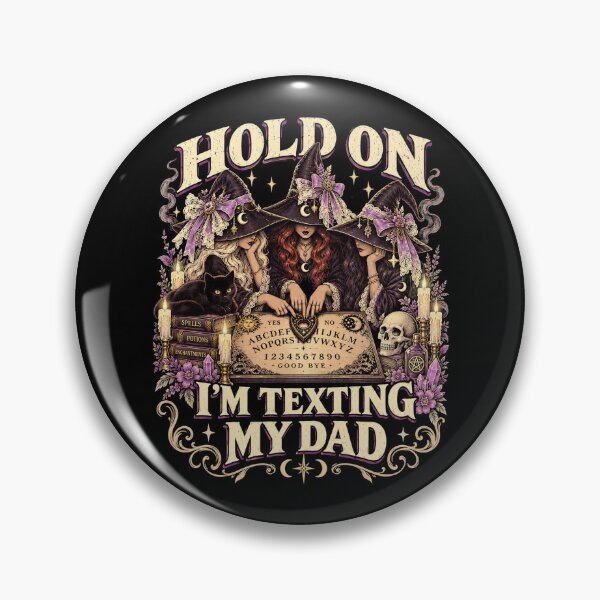 Item preview, Hold On Im Texting My Dad Funny Ouija Board Witchy Spirit Board Halloween designed and sold by elongatedjazz.