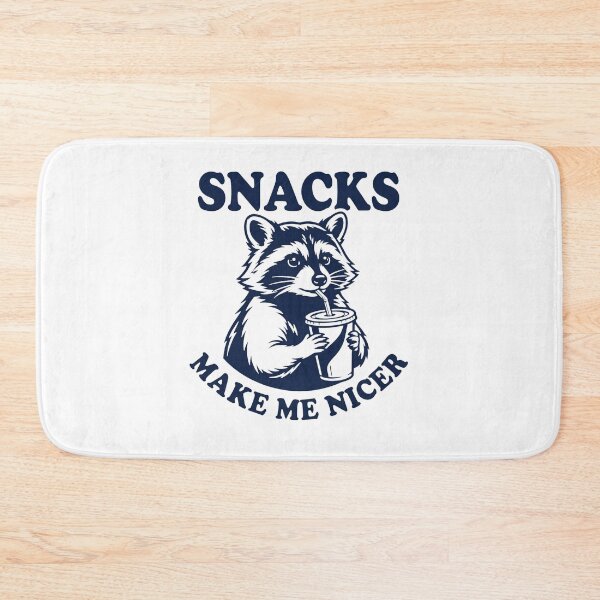 Item preview, Snacks Make Me Nicer Raccoon Animal Lover Hungry Food Humor designed and sold by ZAbiriarto.